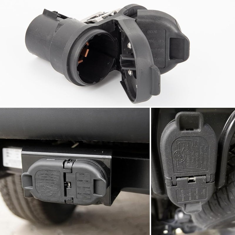 RALAN 7 Blade and 4 Flat Connector,Towing Solutions Multi-Tow Plug-in Simple Wiring Kit - Image 4